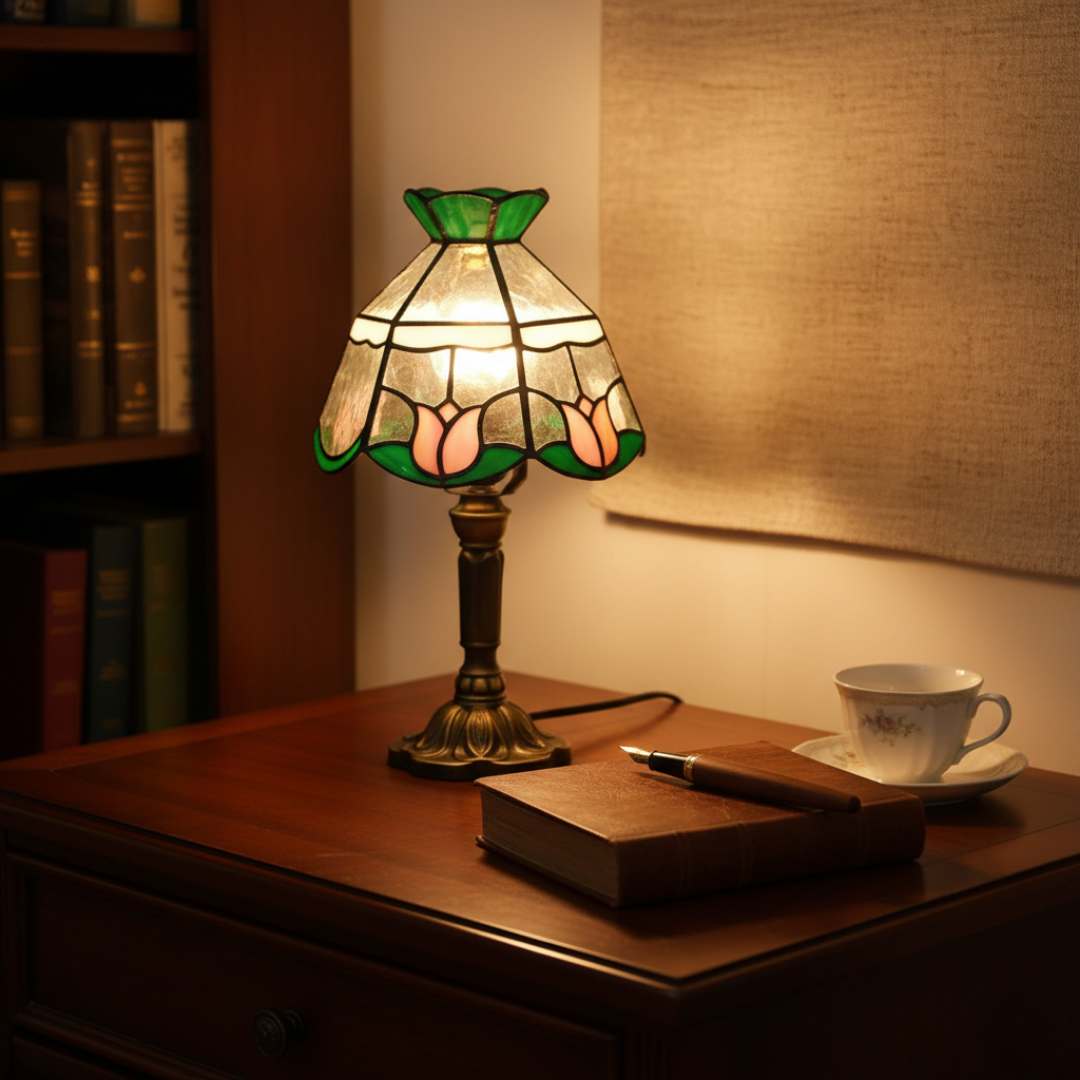 Lasivitraasi Lamppu, Käsin Valmistettu